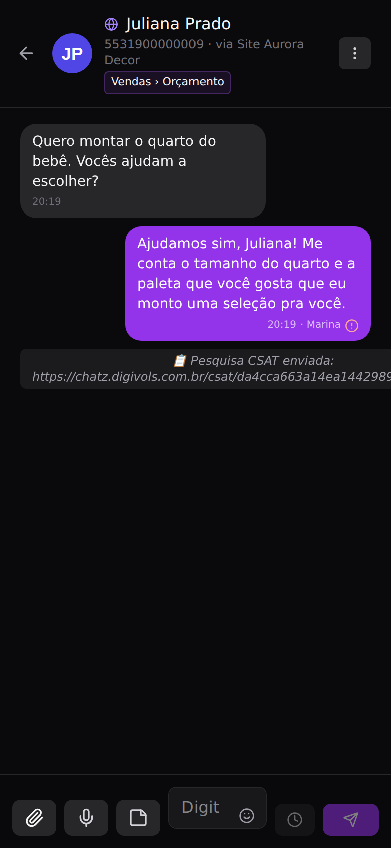 Primeiro acesso — As quatro colunas
