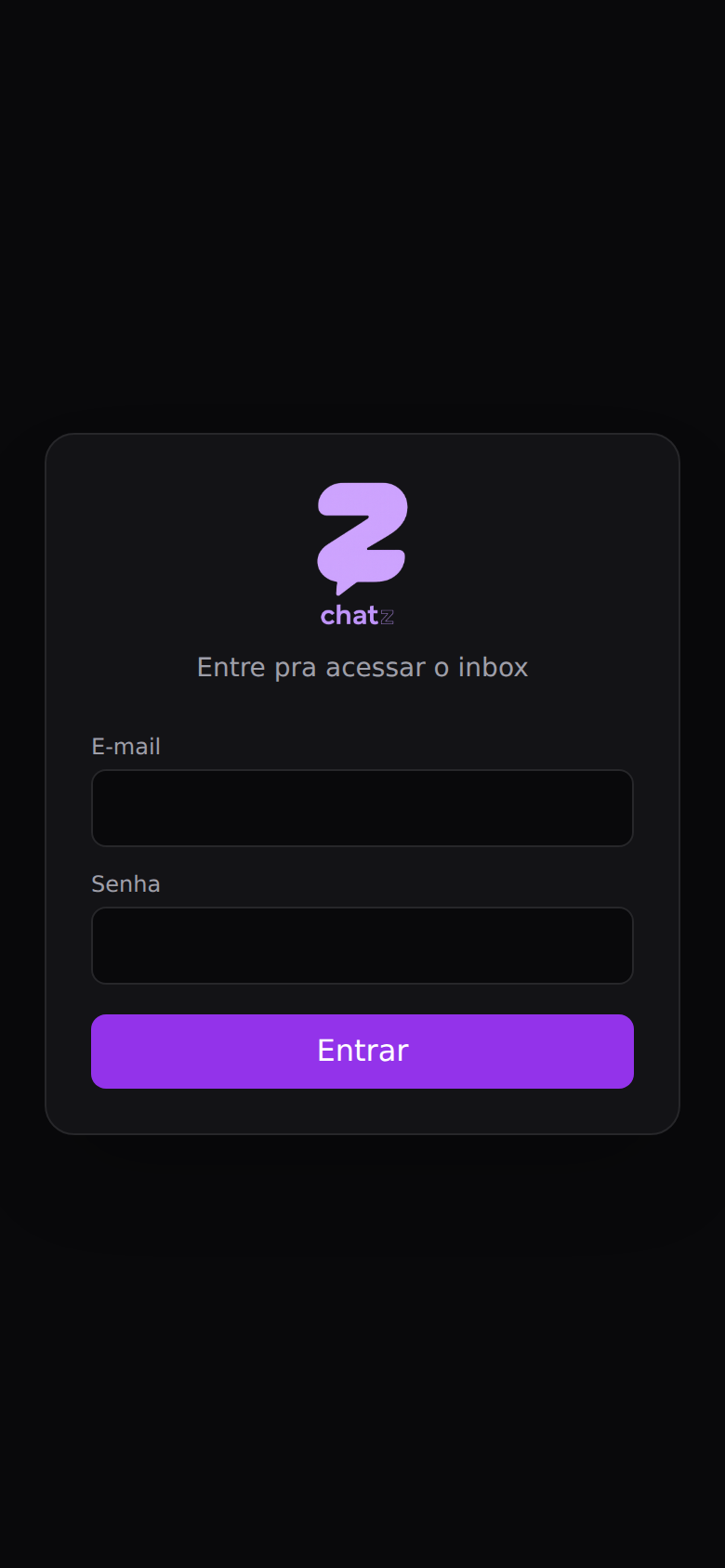 Primeiro acesso — Entrar